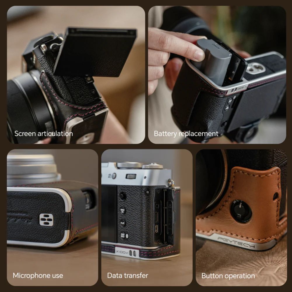 Leather Camera Case (For FujiFilm） - Image 8